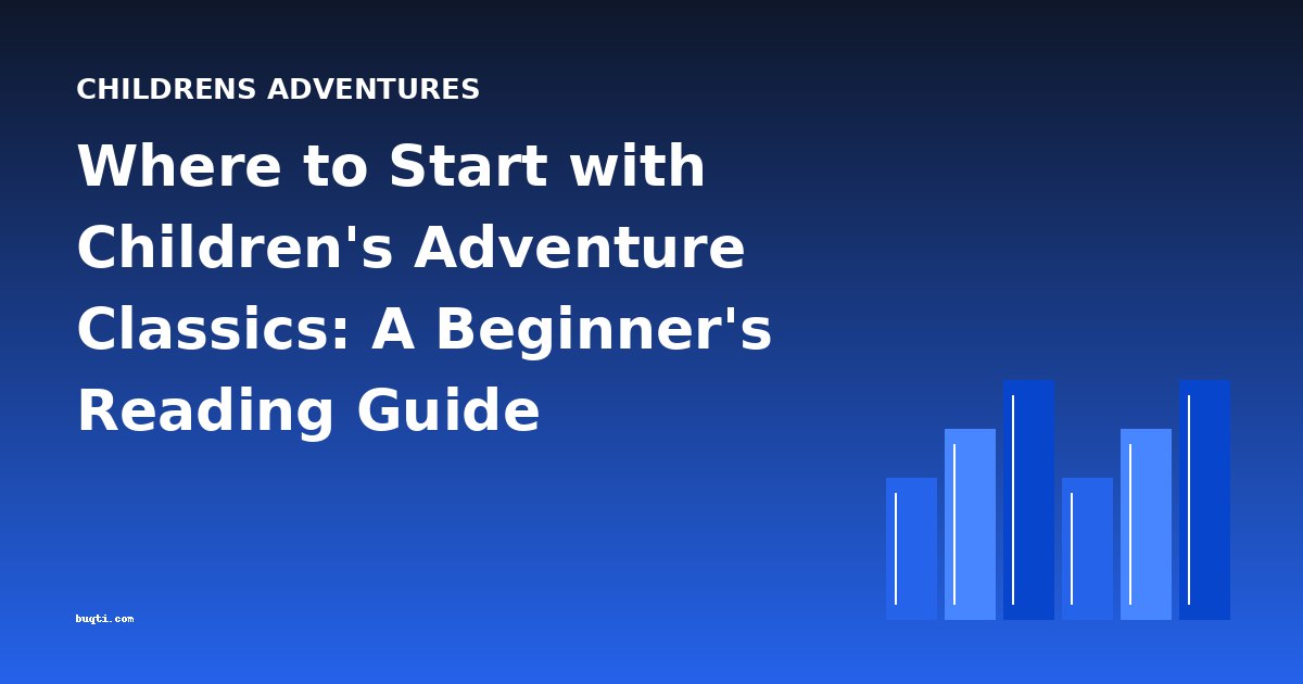 Where to Start with Children's Adventure Classics: A Beginner's Reading Guide