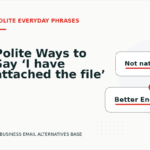 Polite Ways to Say ‘I have attached the file’
