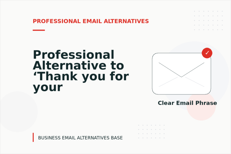Professional Alternative to ‘Thank you for your help’