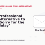 Professional Alternative to ‘Sorry for the delay’