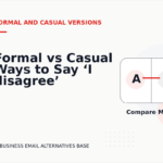 Formal vs Casual Ways to Say ‘I disagree’