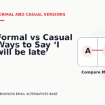 Formal vs Casual Ways to Say ‘I will be late’